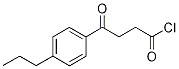 4-Oxo-4-(4-propylphenyl)butanoyl chloride Structure