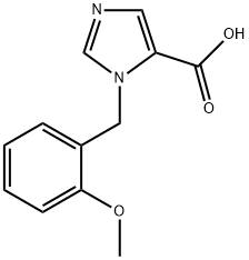 1-(2-Methoxybenzyl)-1H-imidazole-5-carboxylic acid Structure