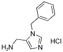 (1-Benzyl-1H-imidazol-5-yl)methanamine hydrochloride 구조식 이미지
