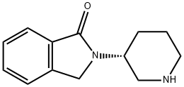 (R)-2-(Piperidin-3-yl)isoindolin-1-one Structure