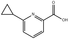 6-Cyclopropylpicolinic acid Structure