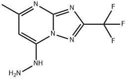 7-Hydrazinyl-5-methyl-2-(trifluoromethyl)[1,2,4]triazolo[1,5-a]pyrimidine 구조식 이미지