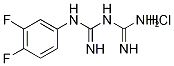 1-(3,4-디플루오로페닐)비구아니드염산염 구조식 이미지