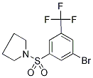 1-{[3-Bromo-5-(trifluoromethyl)phenyl]sulphonyl}pyrrolidine Structure