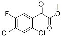 Methyl 2-(2,4-dichloro-5-fluorobenzene)-2-oxoacetate 구조식 이미지