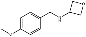 N-(4-Methoxybenzyl)oxetan-3-amine 구조식 이미지