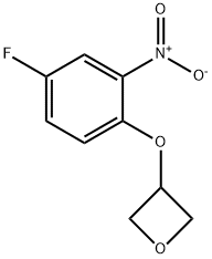 3-(4-Fluoro-2-nitrophenoxy)oxetane Structure