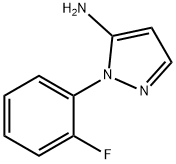 1-(2-Fluorophenyl)-1H-pyrazol-5-amine 구조식 이미지