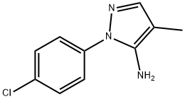 1-(4-Chlorophenyl)-4-methyl-1H-pyrazol-5-amine 구조식 이미지