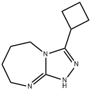 3-Cyclobutyl-5H,6H,7H,8H,9H-[1,2,4]triazolo[4,3-a][1,3]diazepine Structure