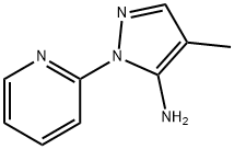 4-Methyl-1-(pyridin-2-yl)-1H-pyrazol-5-amine Structure