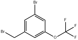 3-Bromo-5-(trifluoromethoxy)benzyl bromide Structure