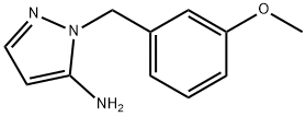 1-(3-methoxybenzyl)-1H-pyrazol-5-amine 구조식 이미지