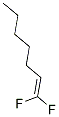 1,1-Difluorohept-1-ene 구조식 이미지