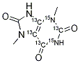 3,7-Dimethyluric Acid-[13C4,15N2] Structure