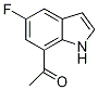 1-(5-Fluoro-1H-indol-7-yl)ethan-1-one 구조식 이미지