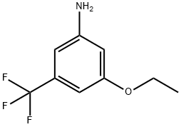 3-Ethoxy-5-(trifluoromethyl)benzenamine Structure