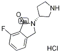 (R)-7-Fluoro-2-(pyrrolidin-3-yl)isoindolin-1-one hydrochloride 구조식 이미지