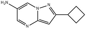 2-Cyclobutylpyrazolo[1,5-a]pyrimidin-6-amine Structure