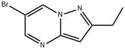 6-Bromo-2-ethylpyrazolo[1,5-a]pyrimidine 구조식 이미지