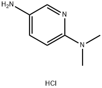 N2,N2-Dimethylpyridine-2,5-diamine trihydrochloride 구조식 이미지