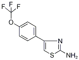 2-Amino-4-[4-(trifluoromethoxy)phenyl]-1,3-thiazole 97% Structure