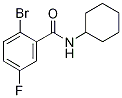 2-Bromo-N-cyclohexyl-5-fluorobenzamide 구조식 이미지