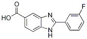 2-(3-Fluorophenyl)-1H-benzimidazole-5-carboxylic acid 구조식 이미지