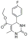 Ethyl 4-(4-fluorophenyl)-6-methyl-2-oxo-1,2,3,4-tetrahydropyrimidine-5-carboxylate 구조식 이미지