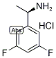 (R)-3,5-Difluoro-alpha-methylbenzylamine hydrochloride 구조식 이미지