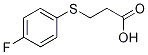 3-(4-Fluorophenylthio)propanoic acid, tech 구조식 이미지