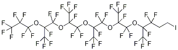 1H,1H,2H,2H-Perfluoro(1-iodo-4,7,10,13,16-pentamethyl-5,8,11,14,17-pentaoxaeicosane) 95%min Structure