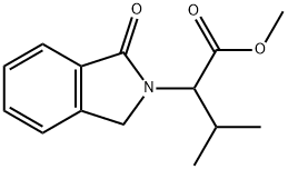 Methyl 3-methyl-2-(1-oxo-1,3-dihydro-2H-isoindol-2-yl)butanoate Structure