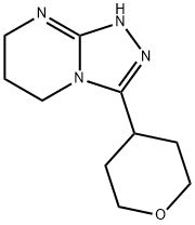 3-(Oxan-4-yl)-5H,6H,7H,8H-[1,2,4]triazolo[4,3-a]pyrimidine 구조식 이미지