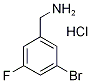3-BROMO-5-FLUOROBENZYLAMINE HYDROCHLORID Structure