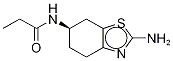 (-)-2-Amino-6-propionamido-d3-tetrahydrobenzothiazole Structure