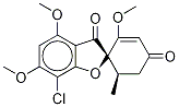 Griseofulvin-13C,d3 구조식 이미지