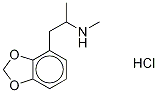 2,3-Methylenedioxy Methamphetamine-d3 Hydrochloride 구조식 이미지