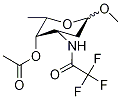 Methyl N-Trifluoroacetyl-4-acetyl-daunosaminide 구조식 이미지