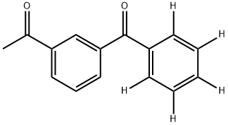 3-Acetylbenzophenone-d5 Structure