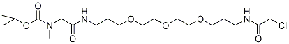  N'-(13-ChloroacetaMido-4,7,10-trioxatridecanyl)-N-Methyl-N-tert-butoxycarbonyl-glycinaMide