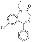 N-DesMethyl-N-ethyl DiazepaM-d5 구조식 이미지