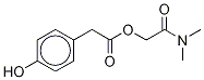 4-Hydroxy Benzeneacetic Acid 2-(DiMethylaMino-d6)-2-oxoethyl Ester 구조식 이미지