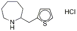 Hexahydro-2-(2-thienylMethyl)-1H-azepine Hydrochloride Structure