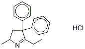 2-Ethyl-5-Methyl-3,3-diphenyl-1-pyrroline-d3 Hydrochloride HeMiMethanolate 구조식 이미지