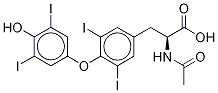 N-Acetyl L-Thyroxine-13C6 Structure