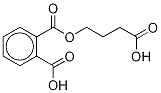 Mono(3-carboxypropyl) Phthalate-d4 구조식 이미지