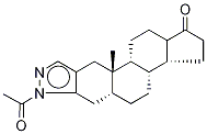 5α-N-Acetyl-2'H-androst-2-eno[3,2-c]pyrazol-17-one Structure