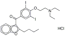 AMIODARONE-D4 HYDROCHLORIDE Structure