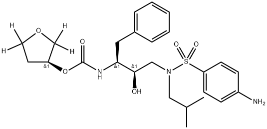 AMPRENAVIR-D4 Structure